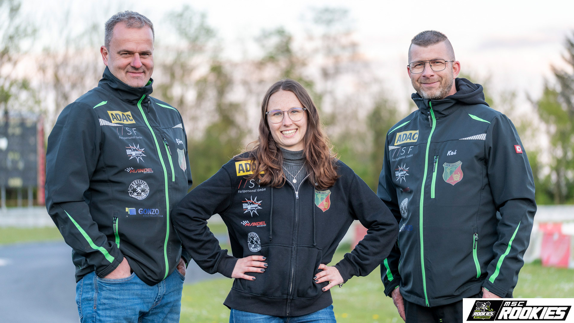 Unser Trainerteam Björn Herröder, Vanessa Mandel und Kai Bretthauer